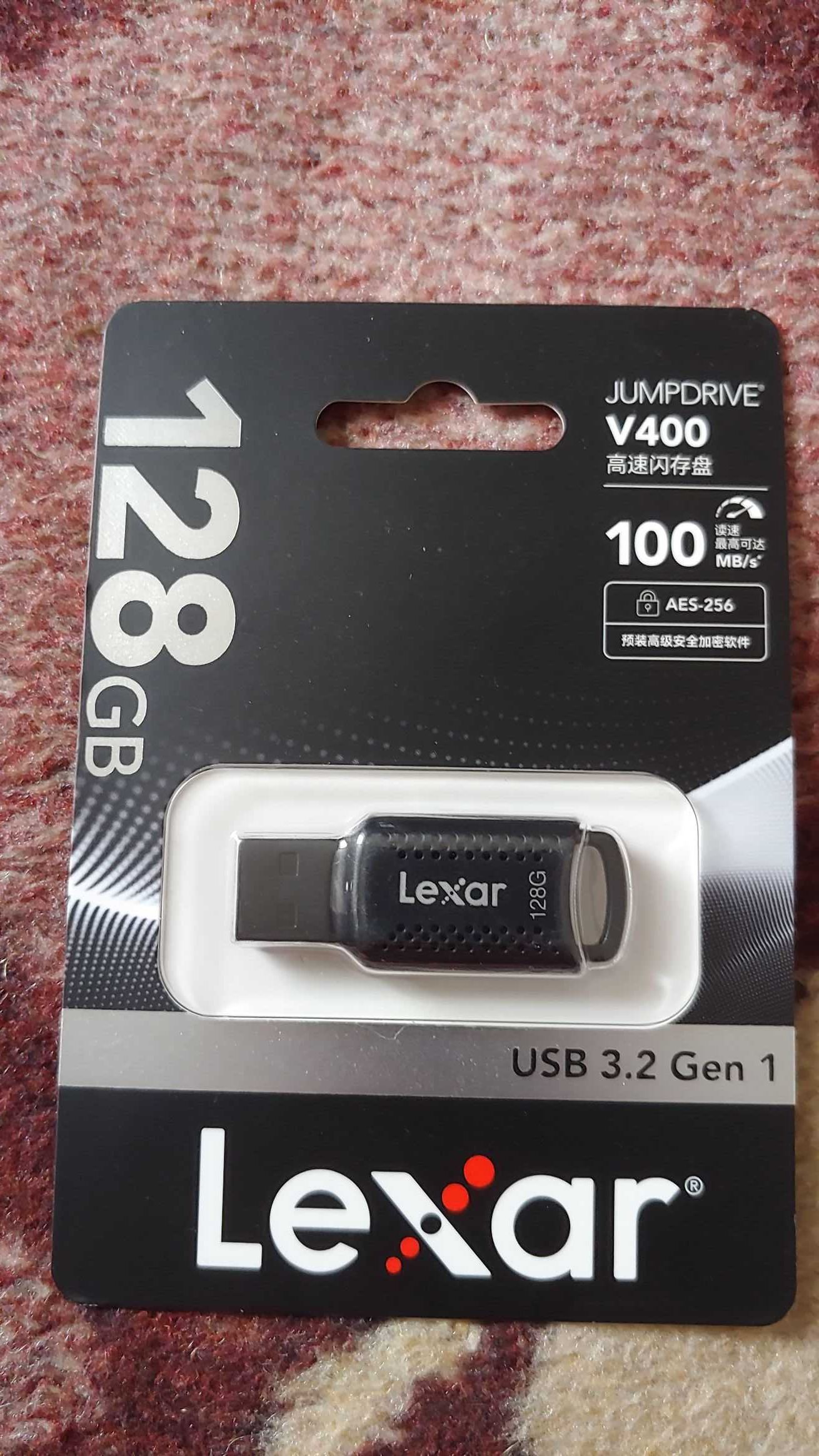 Флешка Lexar 128Gb Usb 3.2 быстрая gen1 Новая