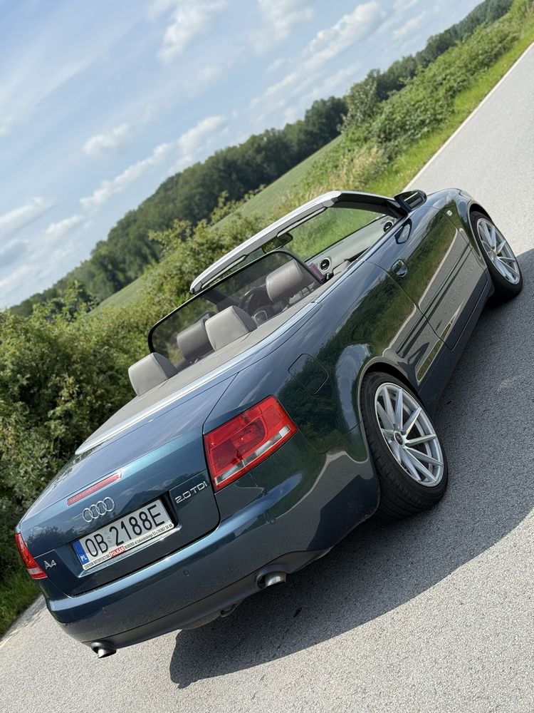 Audi A4 B7 Cabrio / 2.0 TDI / 18 cali / prywatna