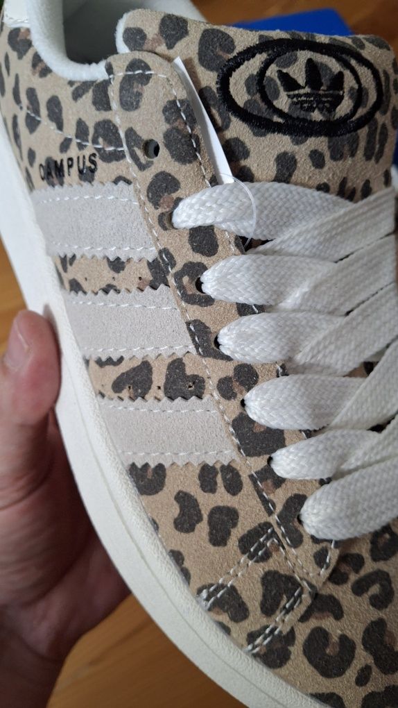 Жіночі adidas campus leopard , нат замша , стильни та зручні
