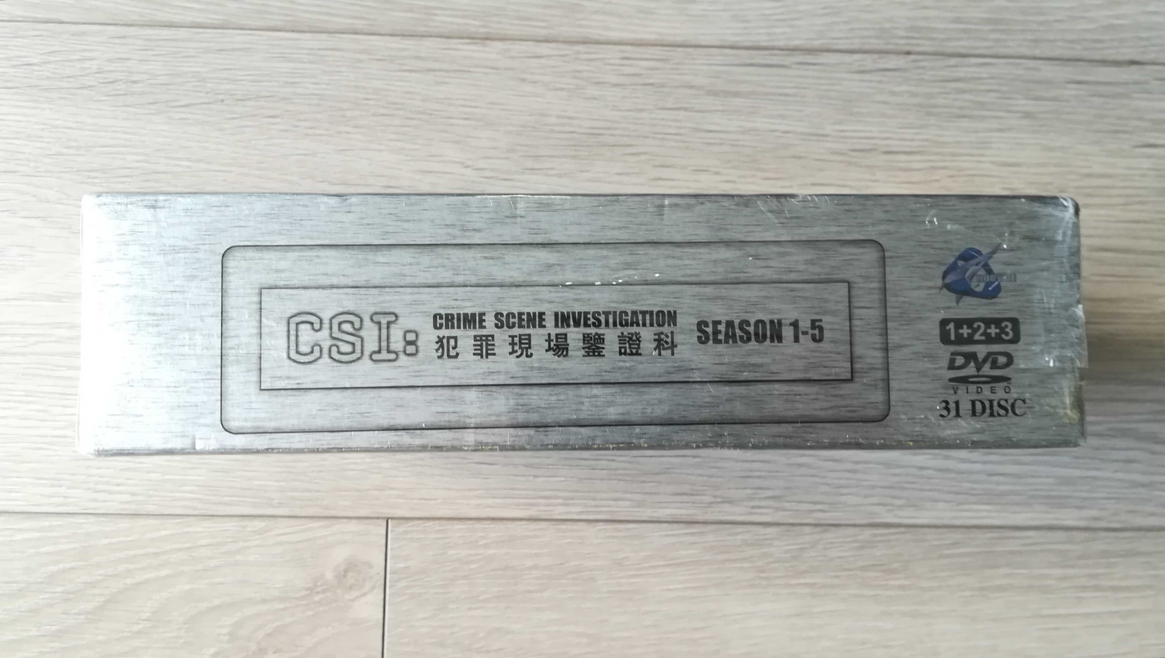 31 DVD CSI: sezony 1 2 3 4 5, Ultimate Box zafoliowany nowy i 2 gry