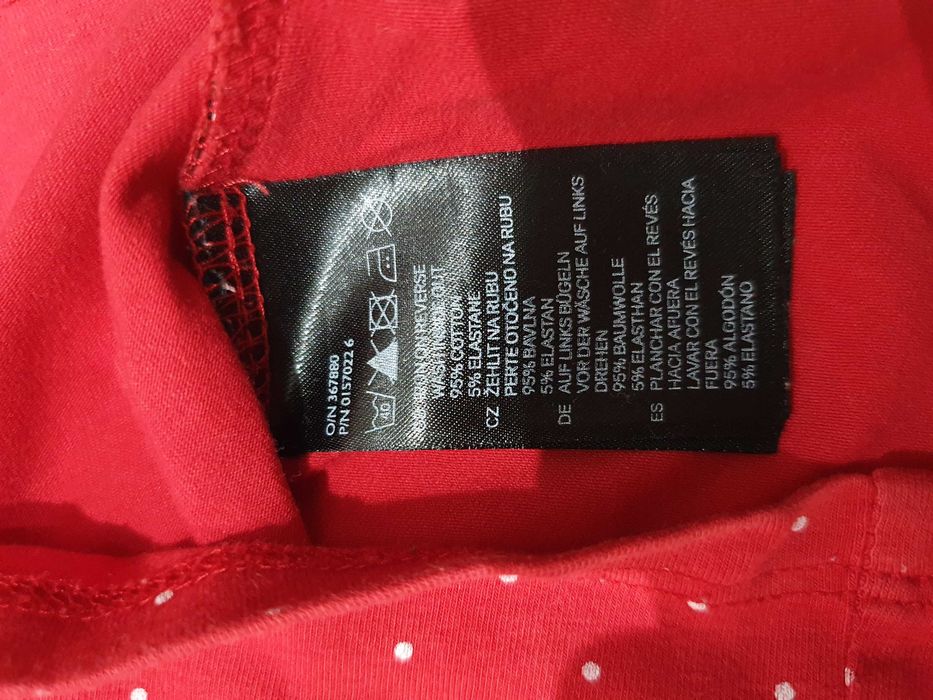 H&M Hello Kitty brokatowa bluzeczka dla dziewczynki rozmiar 92