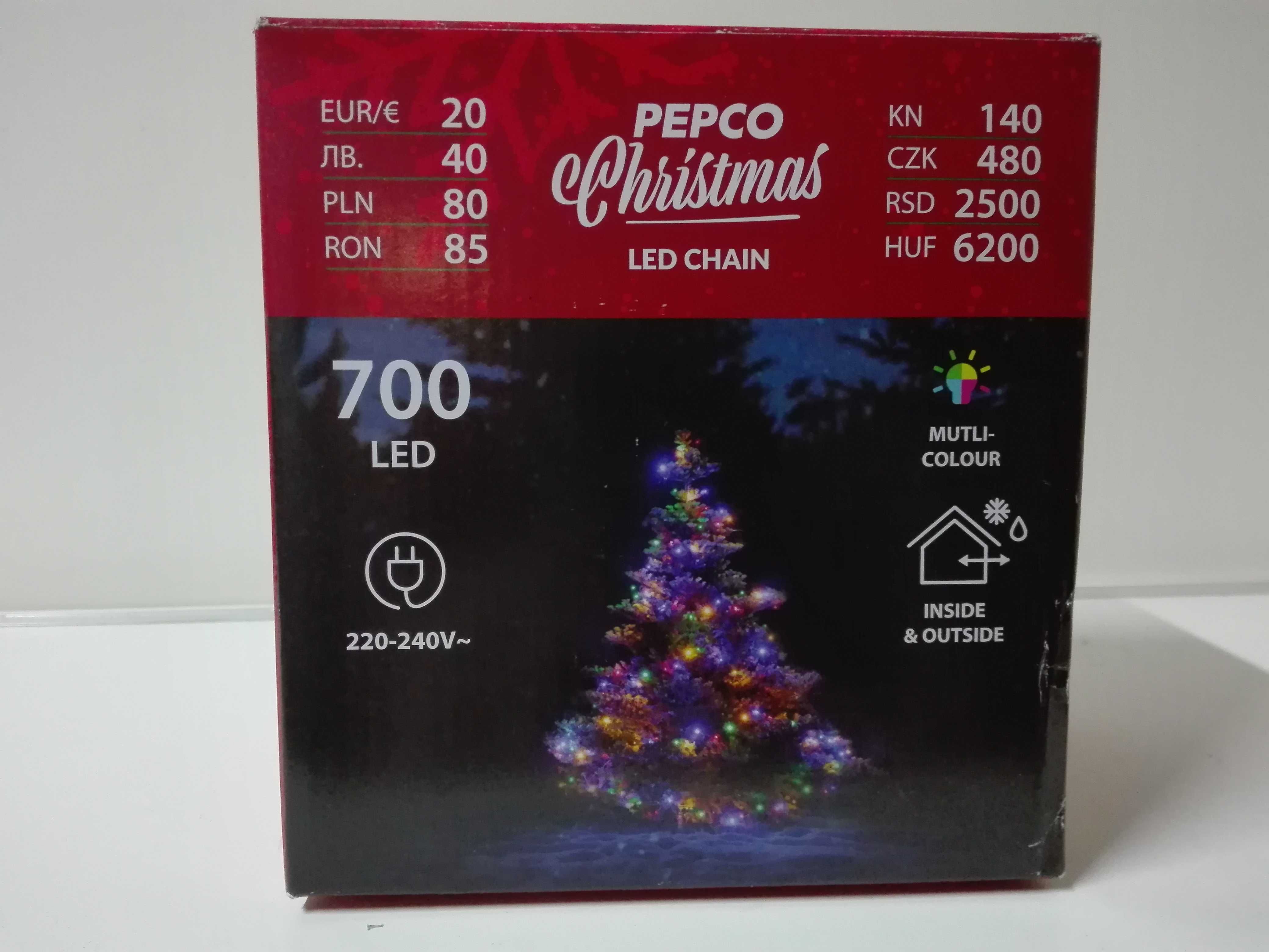 Lampki 700LED multikolor