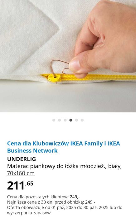 Łóżko dziecięce Ikea Kritter