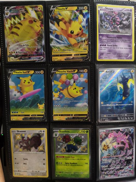 Lote de cartas Pokémon