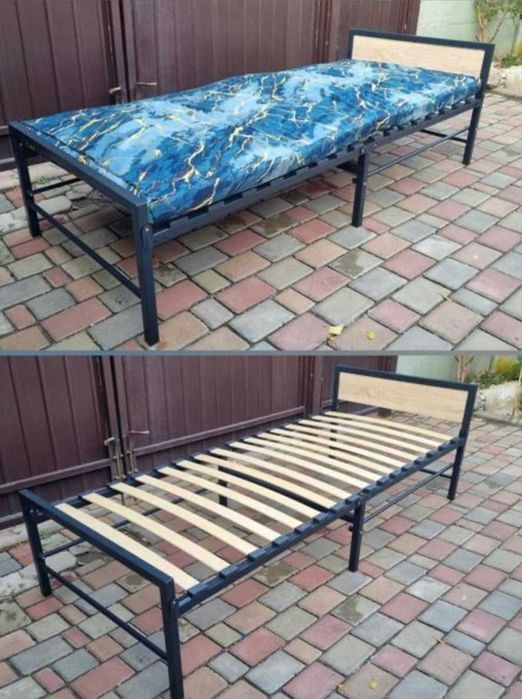 Кровать раскладушка с матрасом розкладне ліжко розкладачка розкладушка