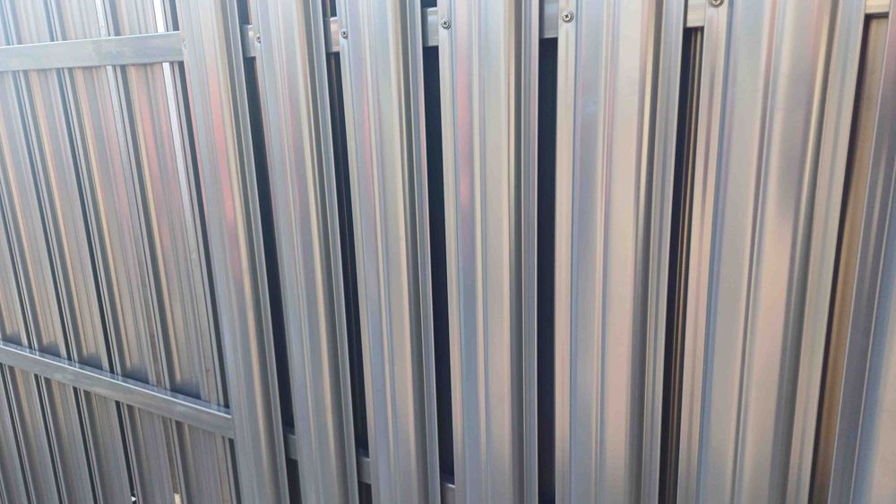 przęsło sztachety metalowe antracyt
