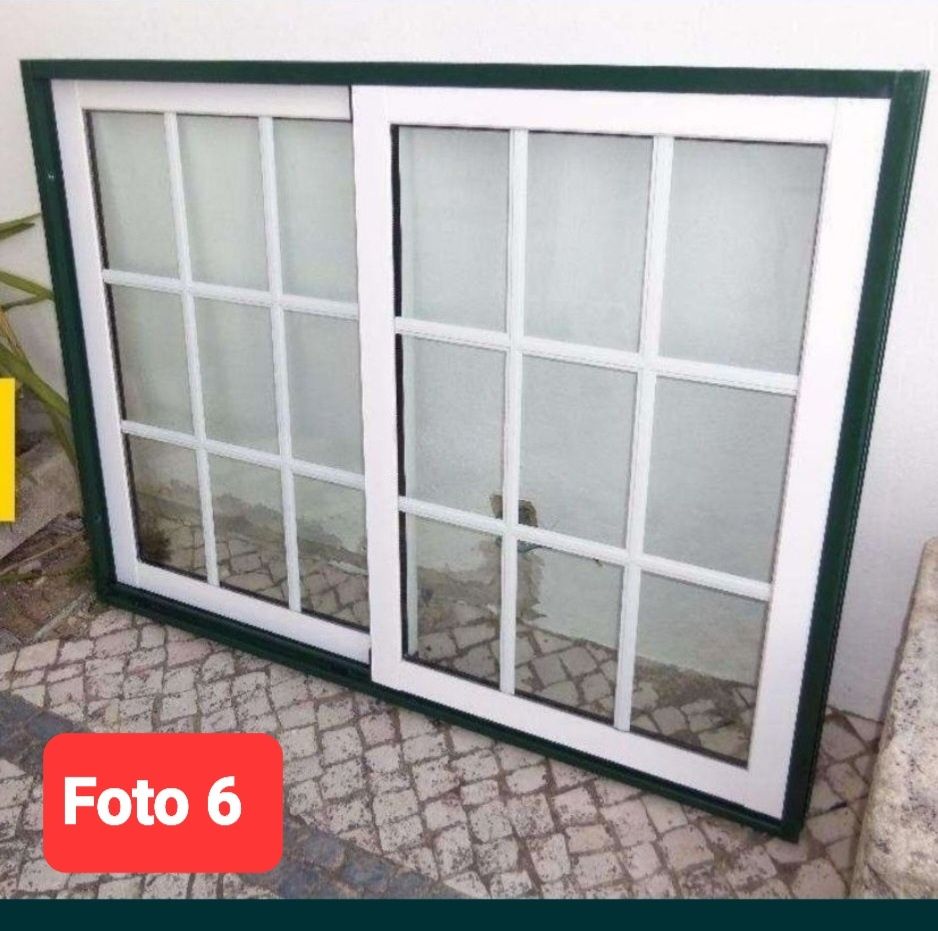 VARIAS - Janelas Alumínio Vidro Duplo - Portas Aluminio - Porta Sacada