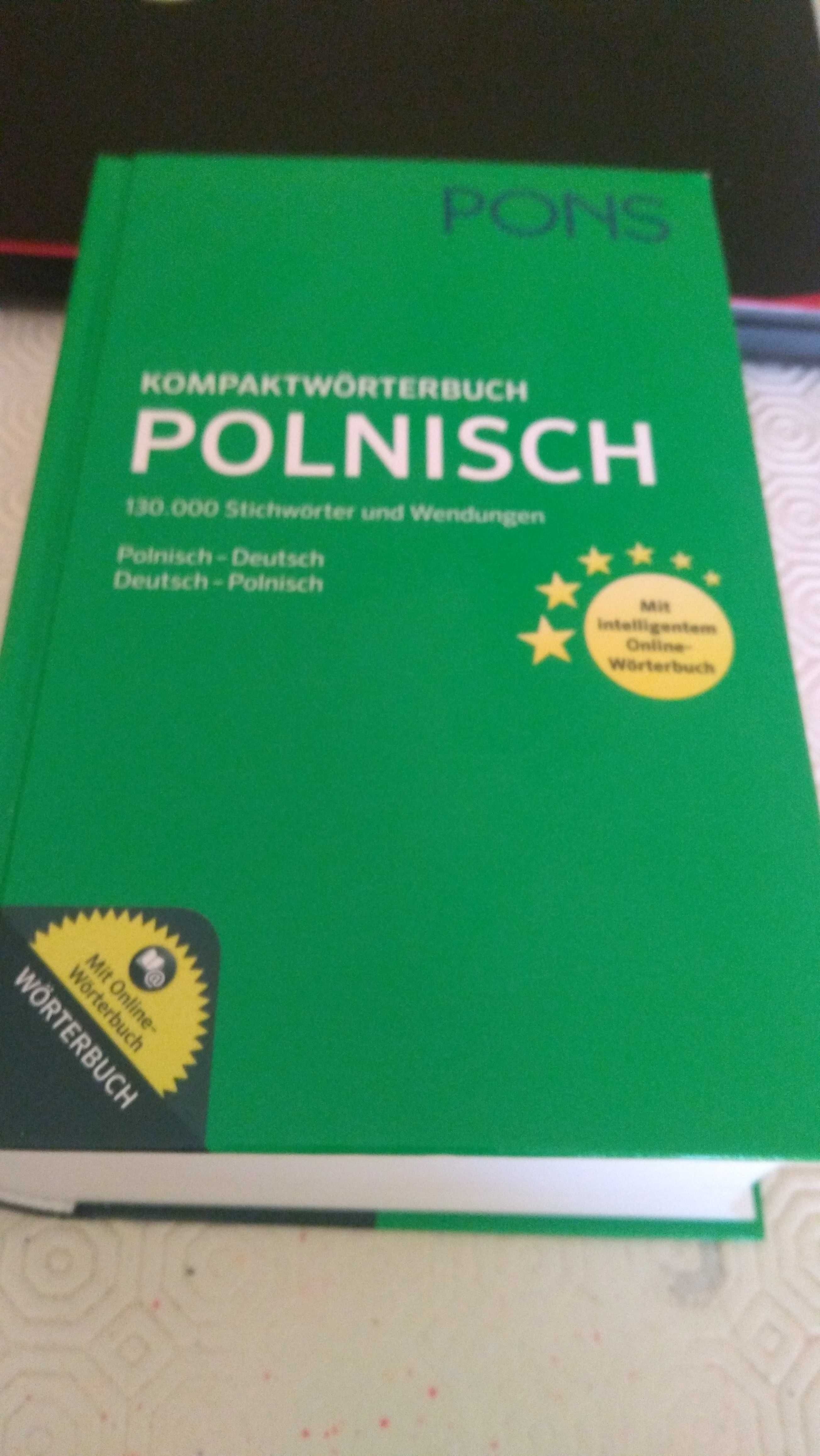 Słownik polsko niemiecki niemiecko polski Pons 130000