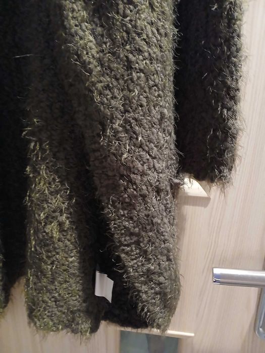 sweter długi khaki L
