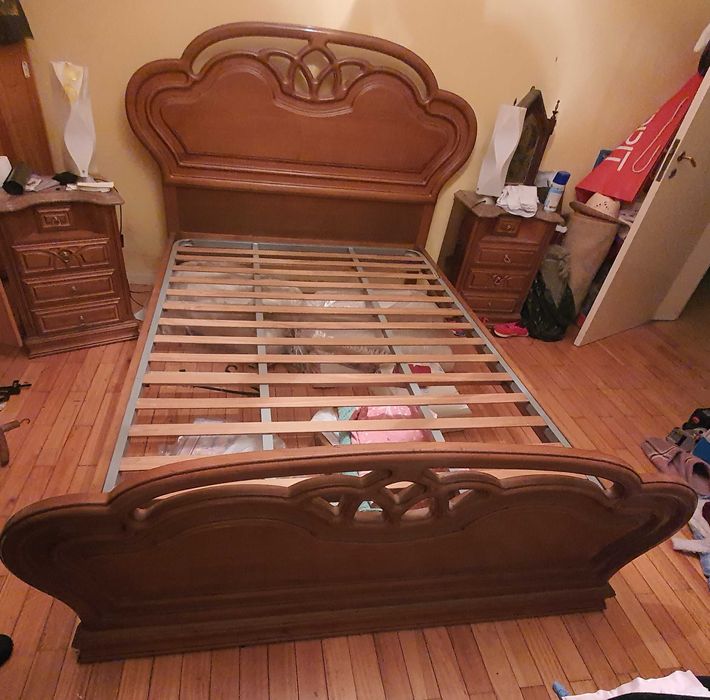 Cama de casal madeira sem colchão