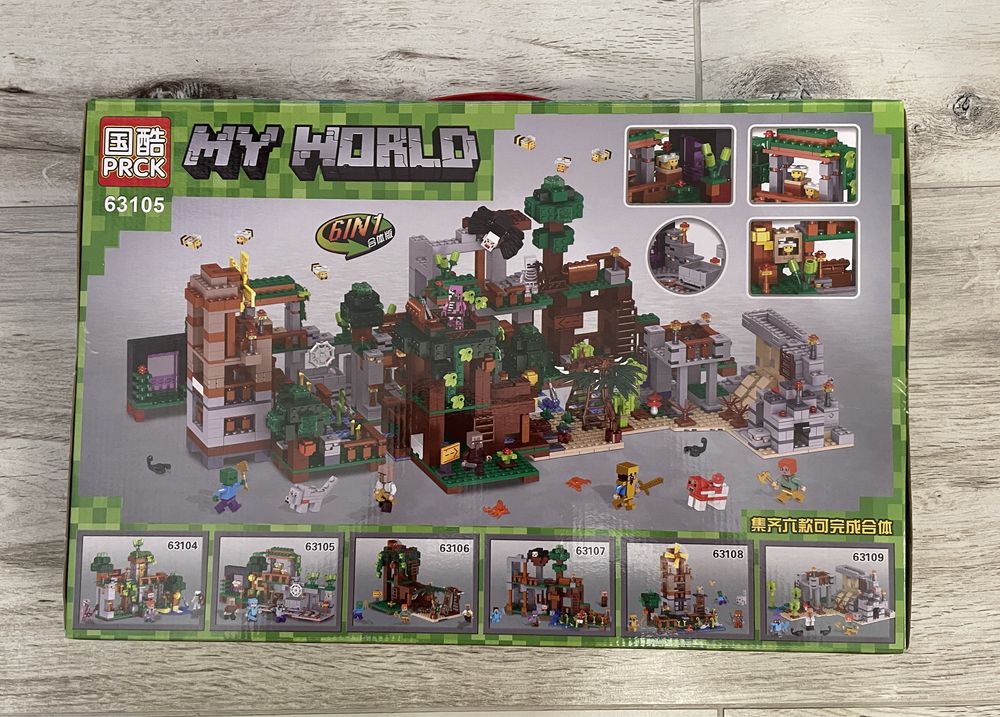 Nowy Zestaw Klocków My World z Gry Minecraft 418 el. Szybka Wysyłka !