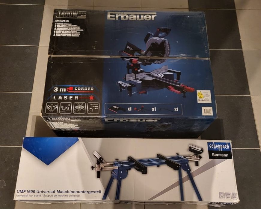 Pilarka ukosowa z posuwem Erbauer