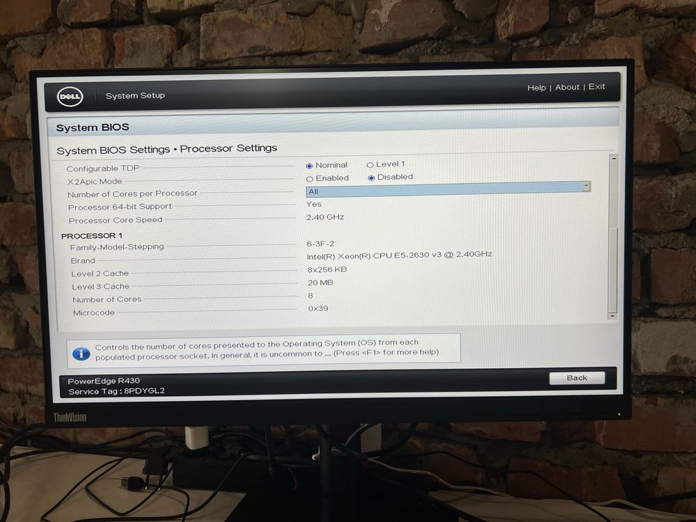 Сервер Dell PowerEdge R430 Xeon E5-2630 v3