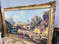 Quadro Joseph VERNET - Construzione di una strada