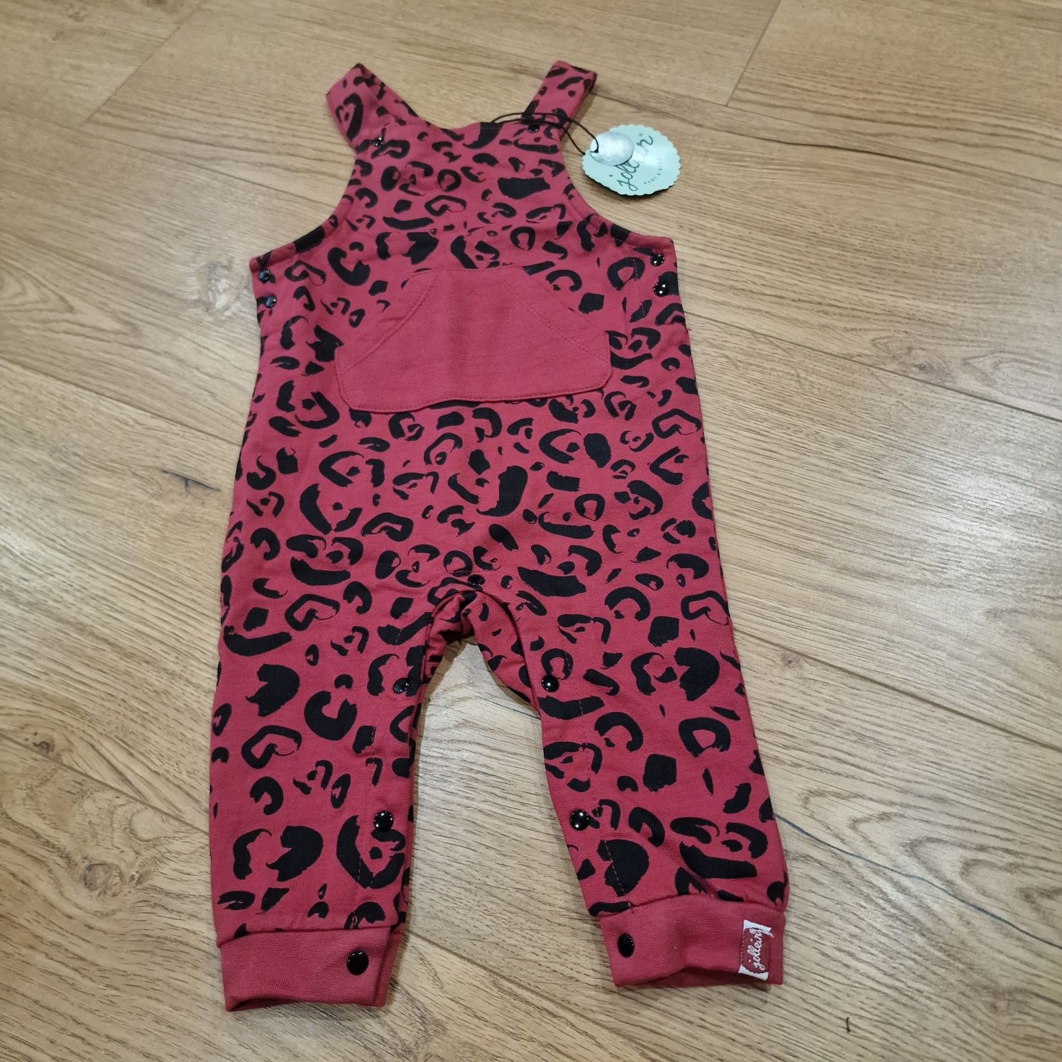 Spodnie kombinezon ogrodniczki 74 80 jollein zara