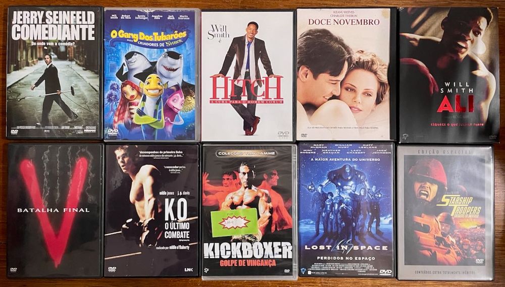 60 DVDs - filmes famosos - legendas em português