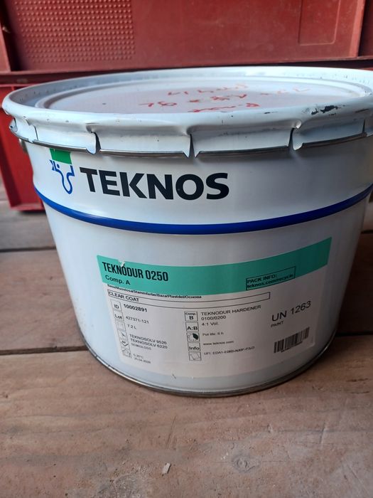 TEKNOS Teknodur 0250  Lakier bezbarwny 9L Najtaniej Wysyłka  PPG