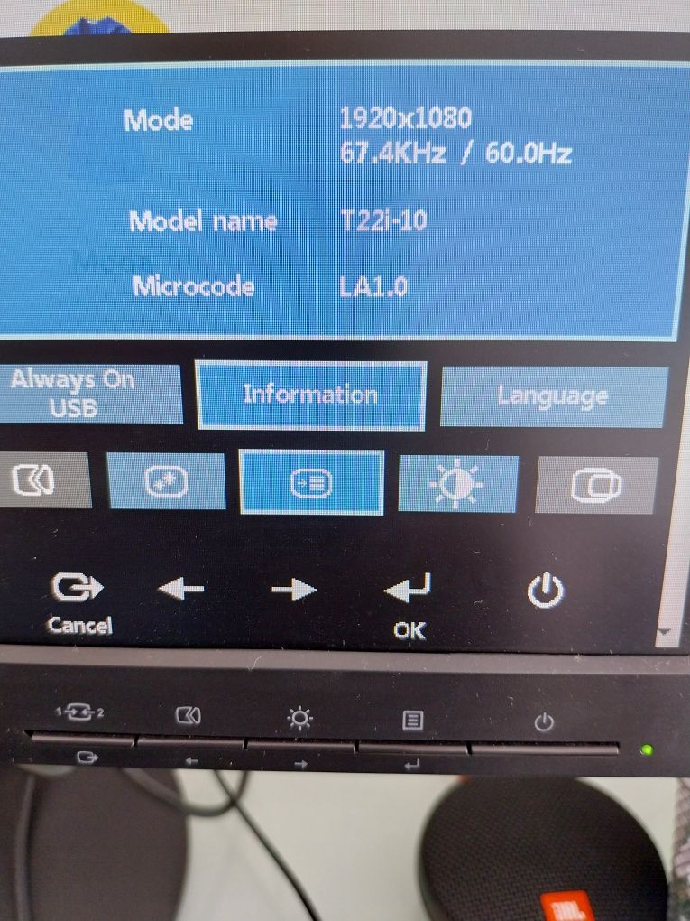 ThinkVision T22i-10 Monitor IPS FHD de 21,5"