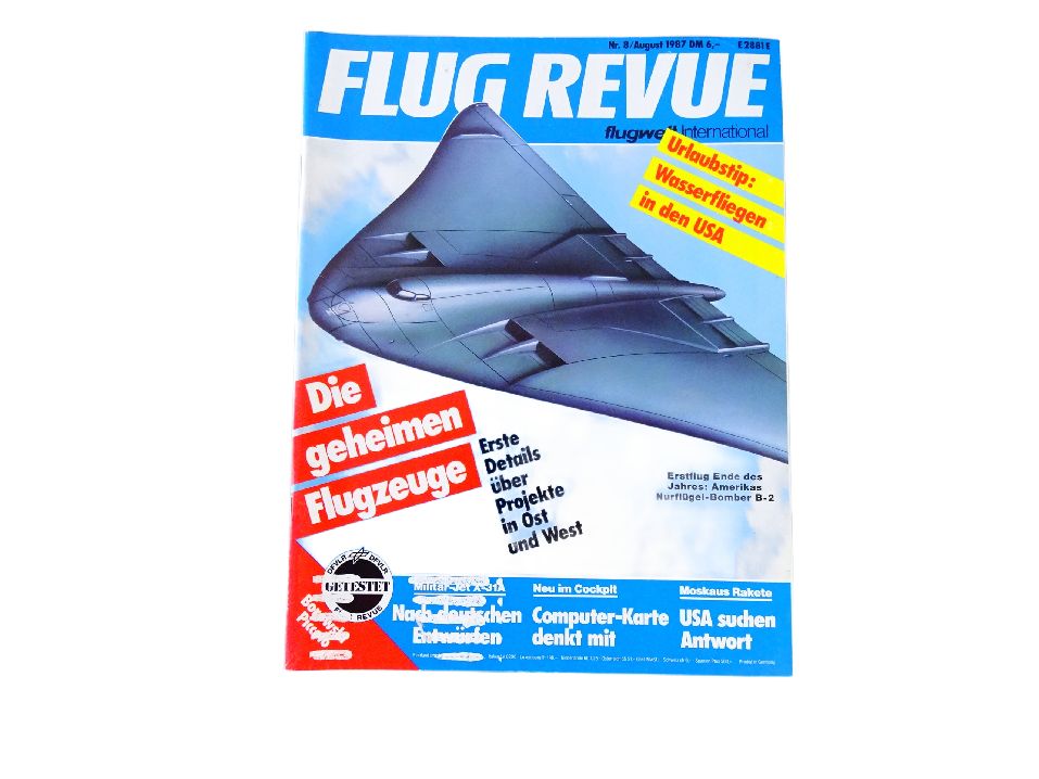 magazyn lotnictwo lata 80-te flug revue samolot