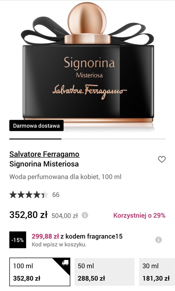 Signorina Misteriosa Salvadore Ferragamo 50ml