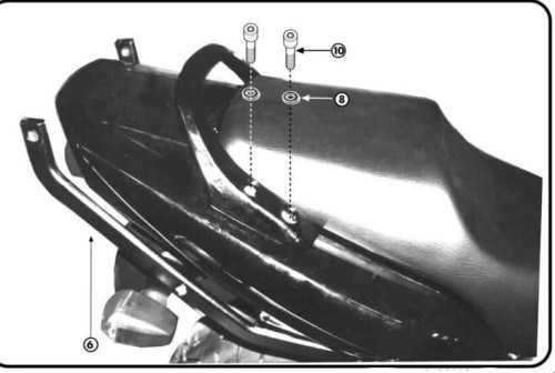 Yamaha fzs 600 Fazer '98-03r STELAŻ Givi pod kufer centralny