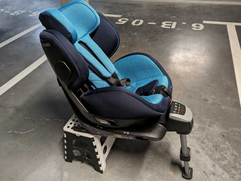 Fotelik samochodowy 2w1 RECARO ZERO.1 Elite Xenon Blue 0-18kg