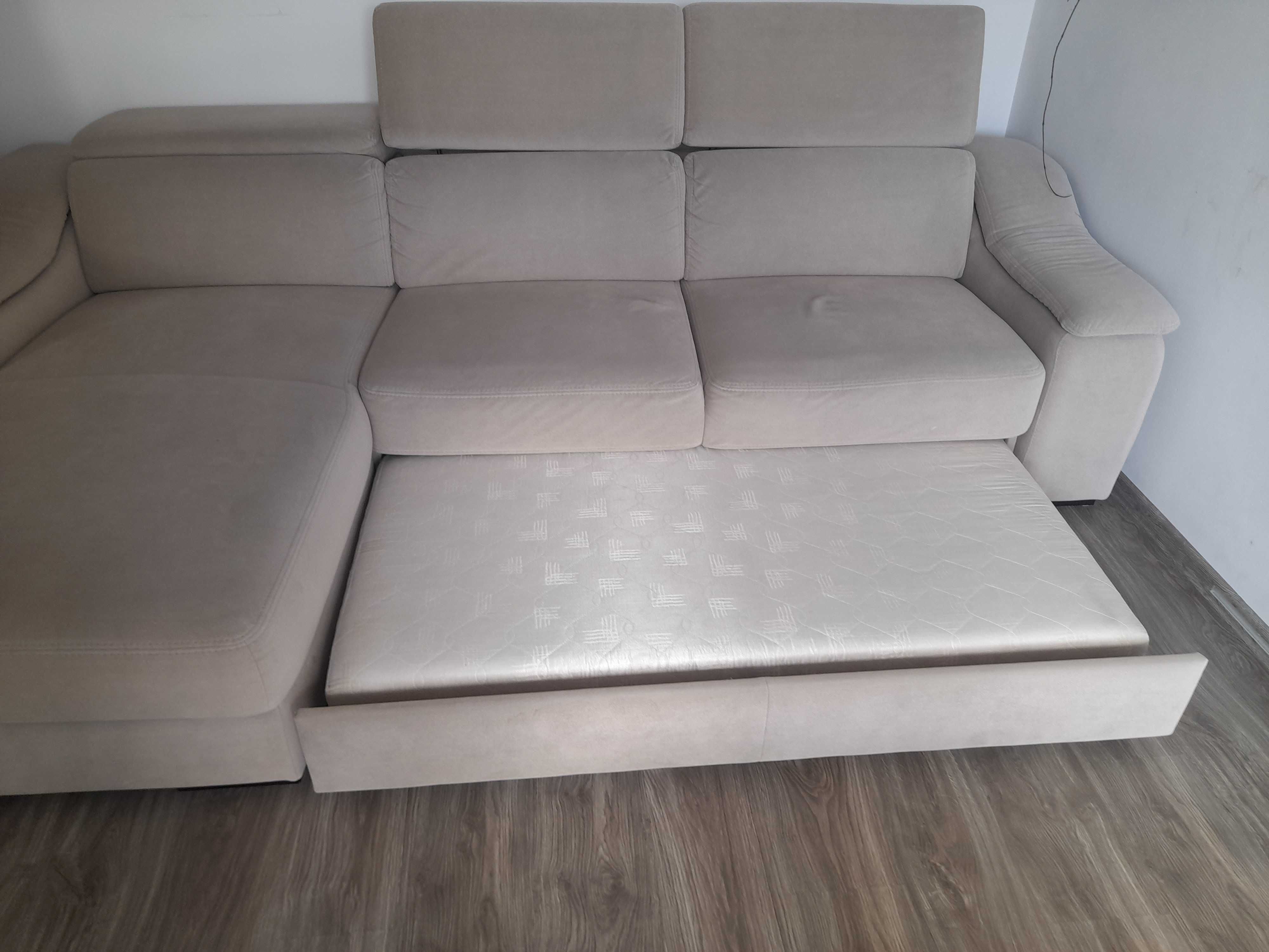 Narożnik 280 cm - materiał Aquaclean