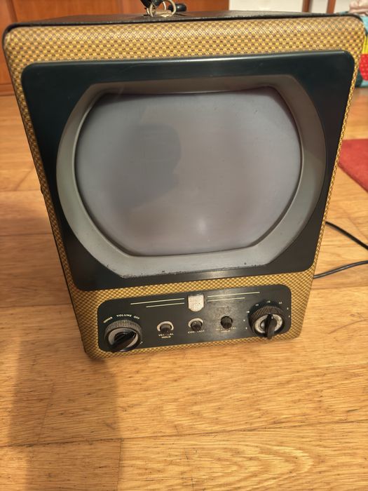 Televisao vintage 1956 ekcovision tmb 272 portable