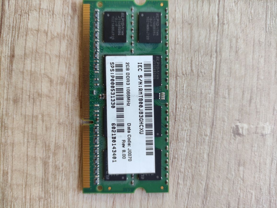 Okazja. Sprzedam pamięć RAM DDR3 2GB.