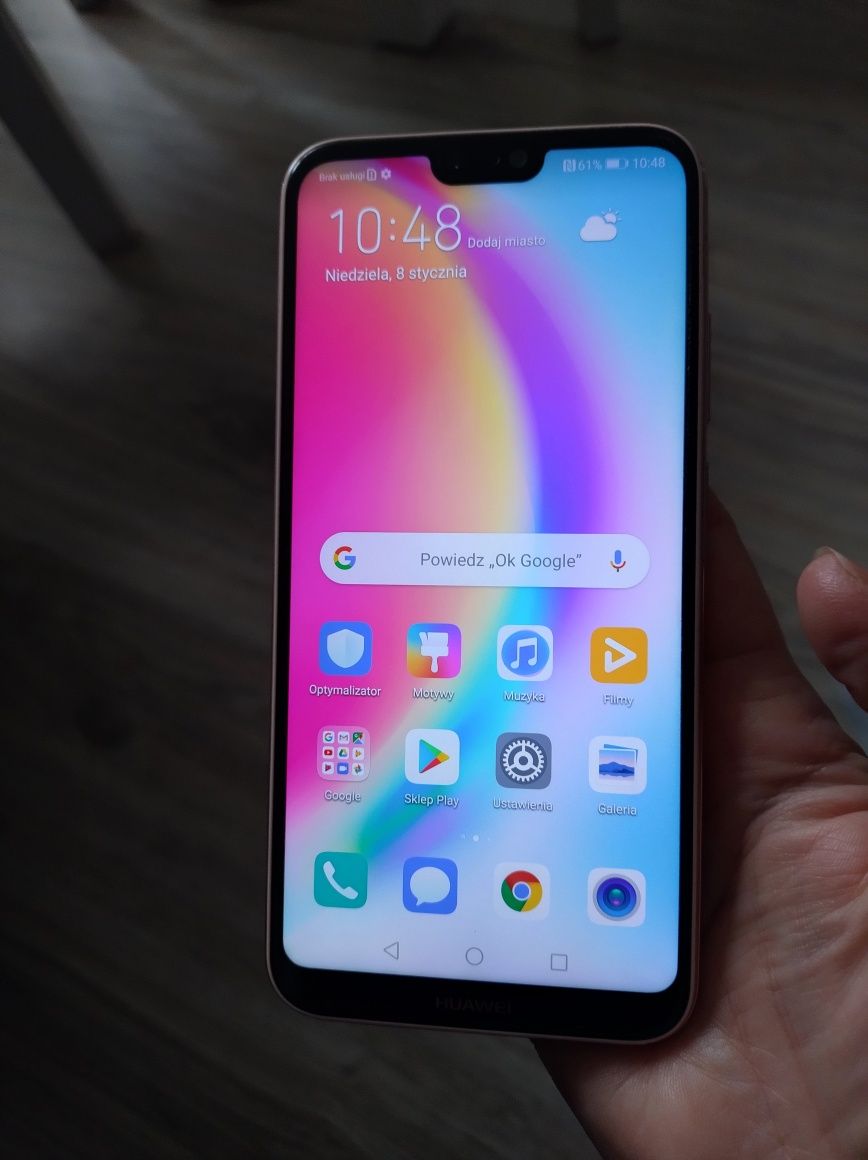 Huawei p20 lite pudrowy róż