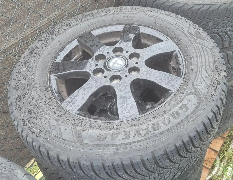 Koła Felgi Czarne Aluminiowe Alufelgi Opony Zimowe 16&quot; 235/65/R16C Mercedes Sprinter 906 907 910 Volkswagen Crafter