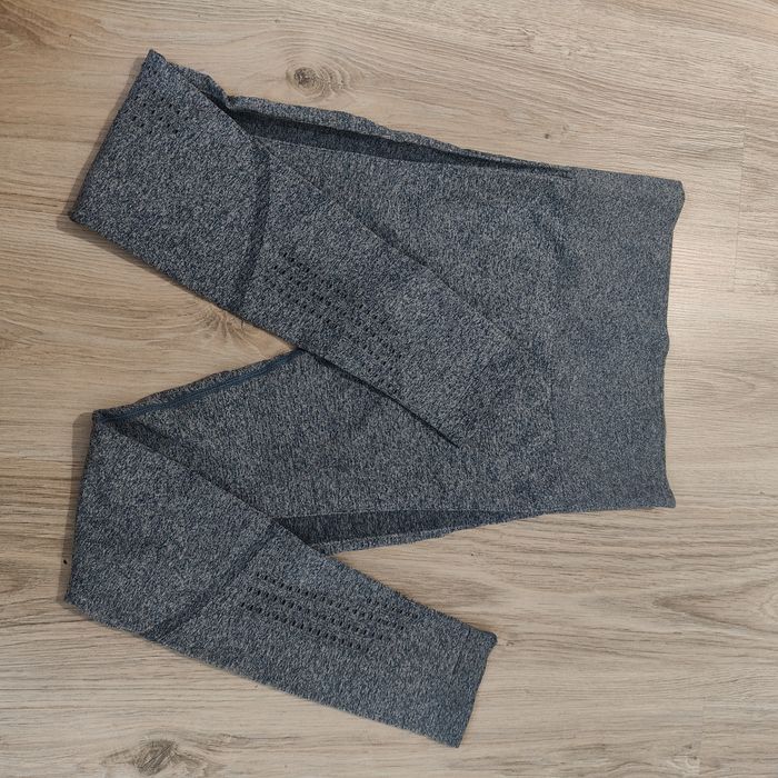 Leginsy błękitne push up S