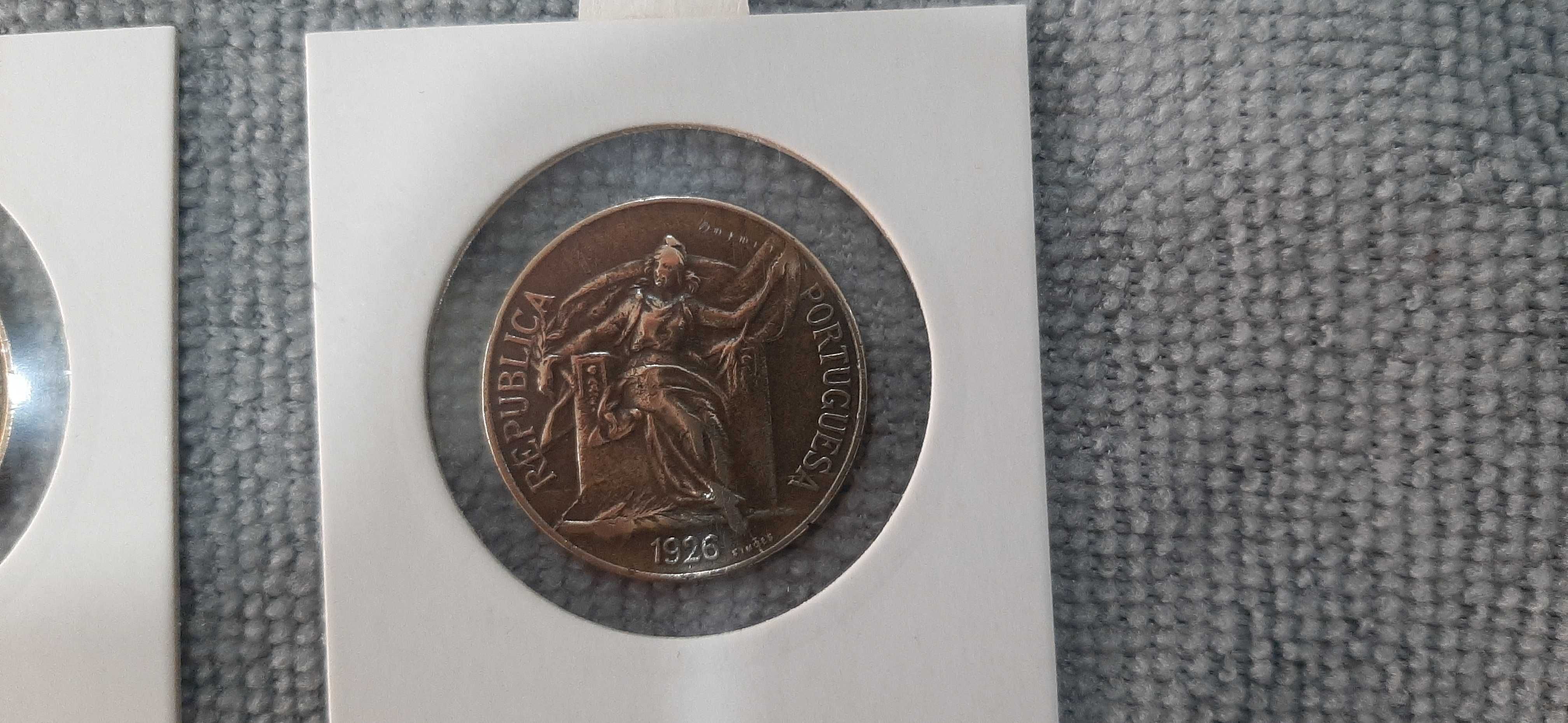 Moedas de 1 escudo 1914 a 1926