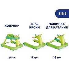 Багатофункціональні ходунки Chicco 3 в 1