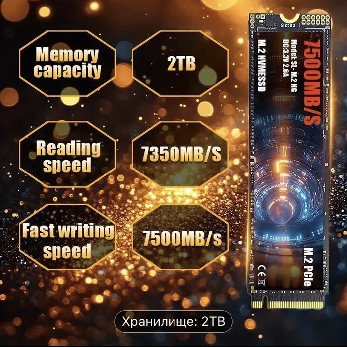 Жесткий диск M2 NVMESSD на 1 TB и 2 TB