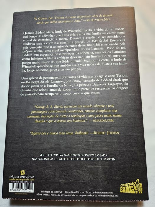 Livro: A Guerra dos Tronos - George R. R. Martin