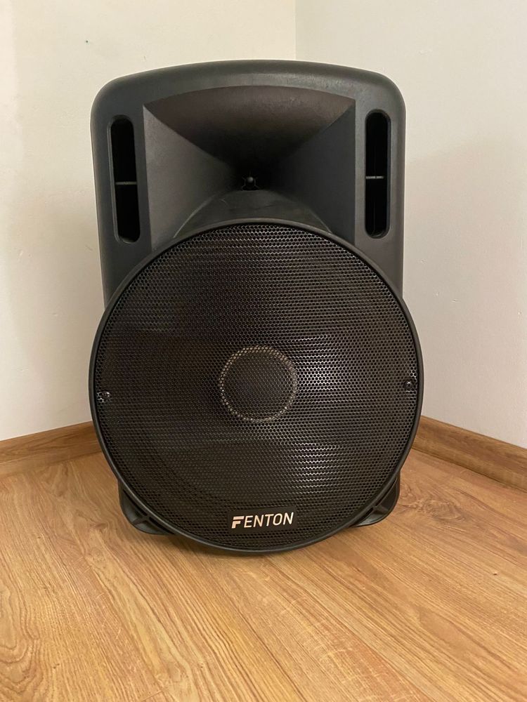 Głośnik, kolumna mobilna z mikrofonem FENTON FT15LED 15” 800W