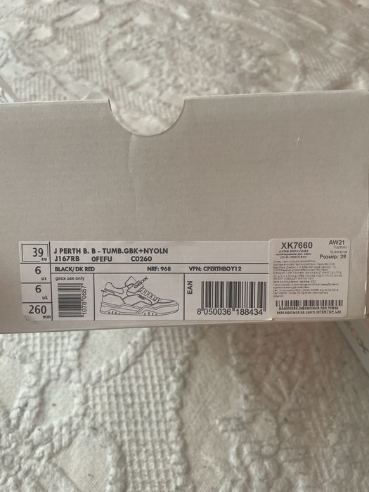 Кеды кроссовки Geox 39