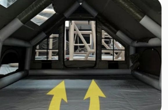 Намет палатка літо зима з надувним каркасом