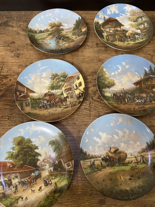 Тарелка фарфоровая Seltmann Weiden Rast Germany