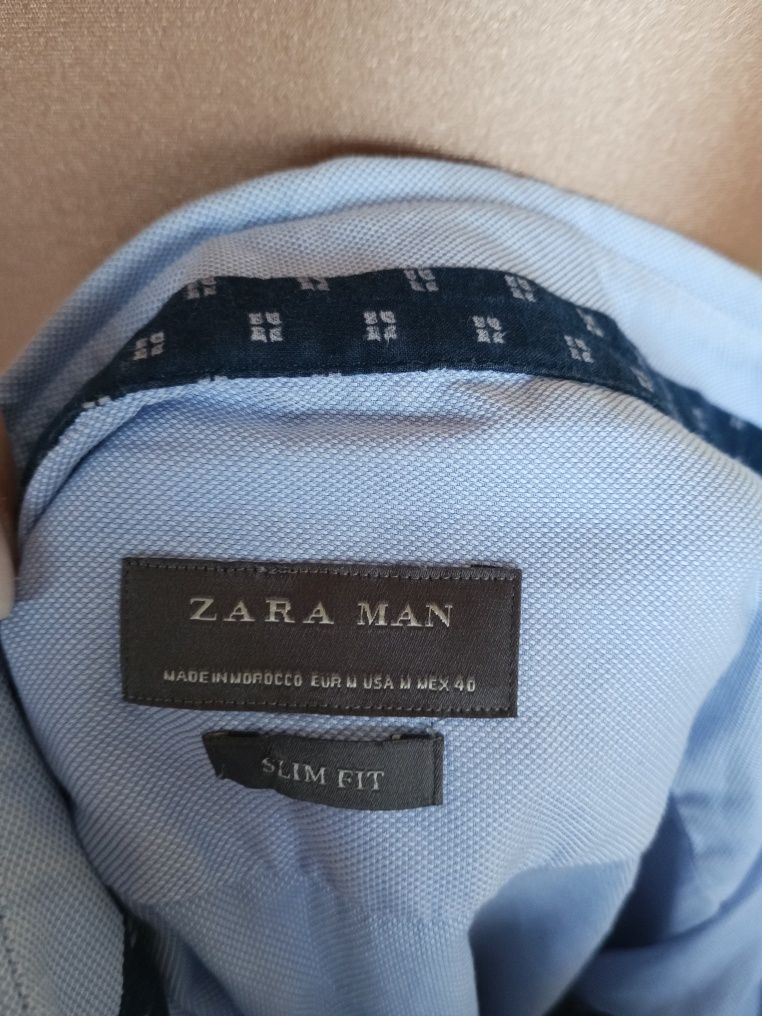 Zara man bawełniana koszula męska nowa slim M okazja