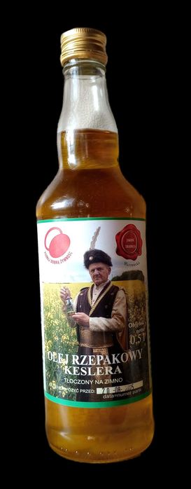 Olej rzepakowy Keslera 0,5 l tłoczony na zimno