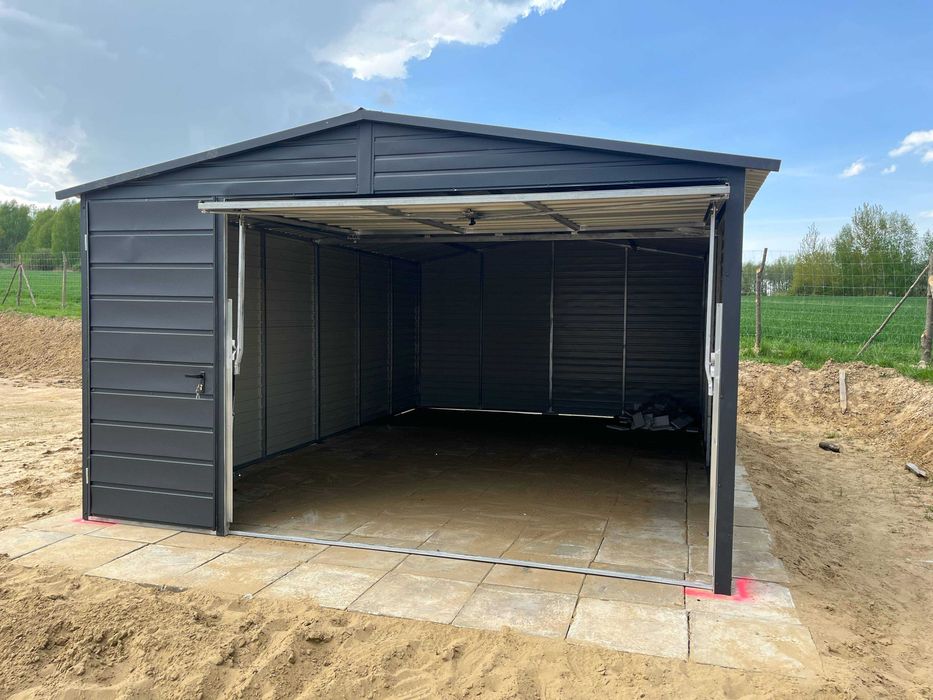 Garaż blaszany 4x6 Profil