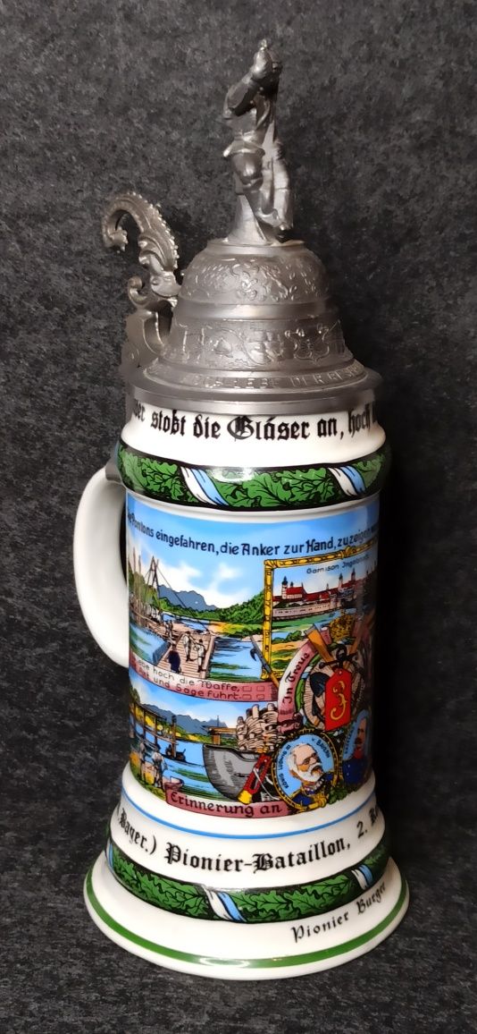 Kufel Rezerwisty 1912 do 1914 Ingolstadt Pionier Burger