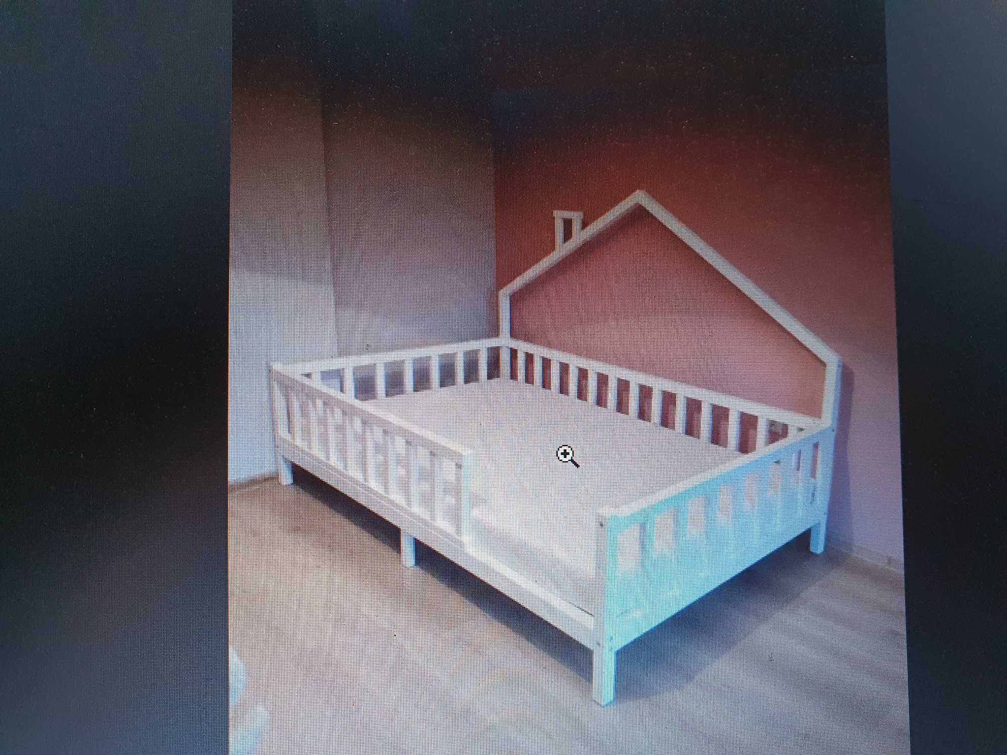 Łóżko dziecięce domek  tipi drewniane