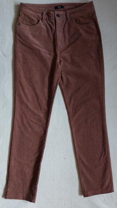 Джинси мікровельветові жіночі (нові) C&A розмір 46-48