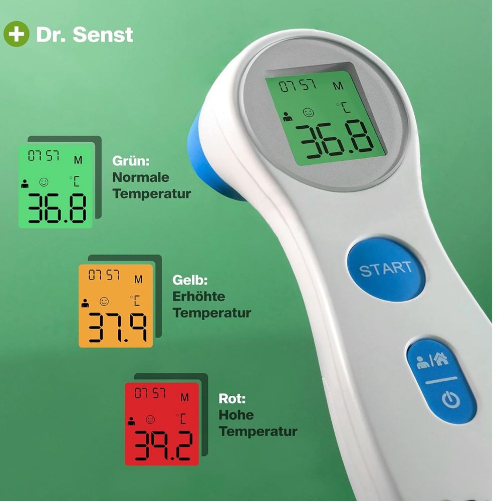 Cyfrowy termometr do pomiaru temperatury na podczerwień