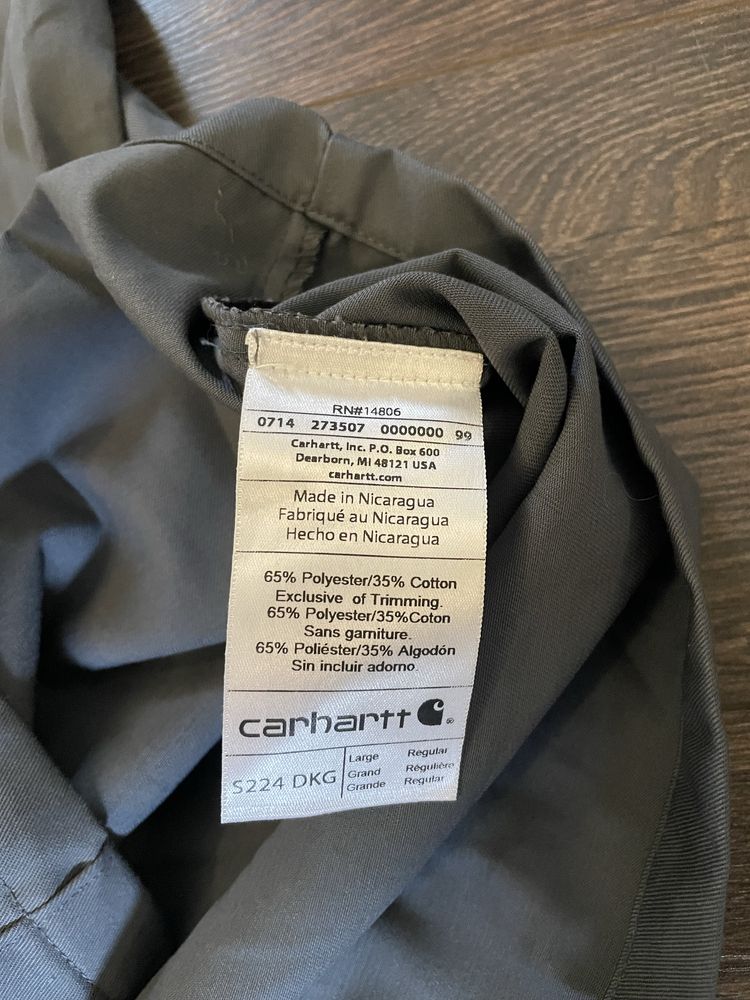Carhartt мужские рубашки, оригинал L и XL. Новые
