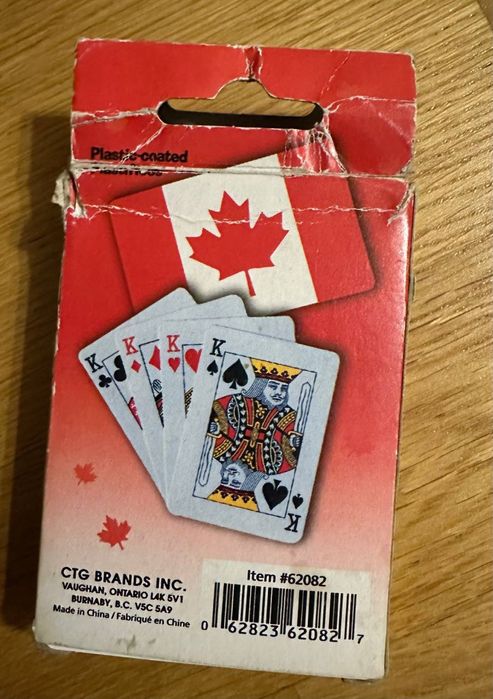 Гральні карти колекційні Canada
