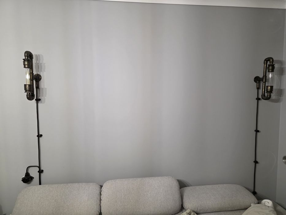 Lampa industrialna z rur wodnych